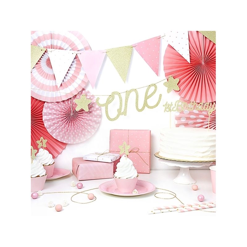 Guirlande Anniversaire 1 An One Modern Confetti Guirlande Anniversaire 1 An One Modern Confetti