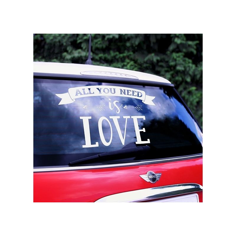 Autocollant pour Voiture All you need is Love