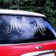Sticker voiture mariage - Mr and Mrs