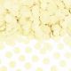Confettis ivoire