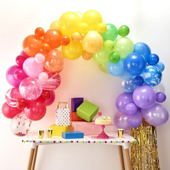 Arche de ballons en kit - Arc en ciel - Modern Confetti