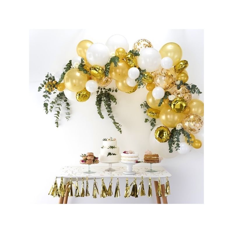 Arche Ballon Blanc en Kit Mariage, Bapteme, Anniversaire