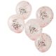 Ballons confettis EVJF - Team Bride (par 5)