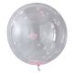 Ballons confettis géant rose (par 3) - 90 cm