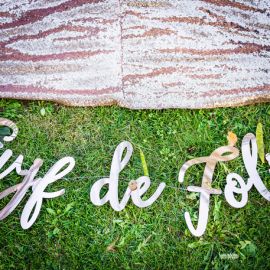 Guirlande EVJF DE FOLIE rose gold