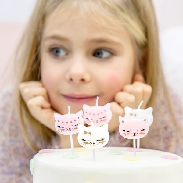 Bougies Anniversaire Chat Modern Confetti