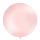 Ballon géant rose nude métallisé