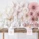 Serviettes blanches et or