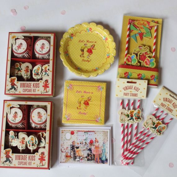 Pack anniversaire enfant vintage