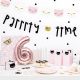 Guirlande anniversaire chats