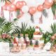 Assiettes rondes - rose gold