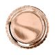 Assiettes rondes - rose gold