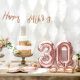 Assiettes rondes - rose gold