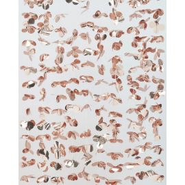 Rideau de fleurs rose gold