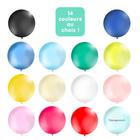Ballon Geant Pastel Modern Confetti