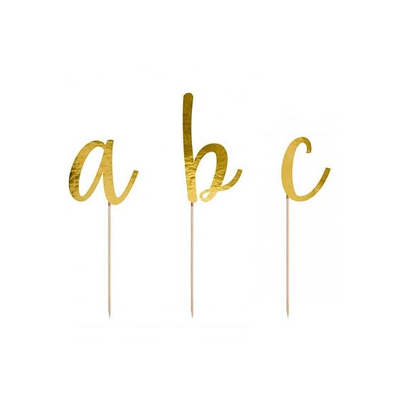 Cake topper alphabet - or