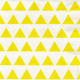 Serviettes triangles jaunes x20