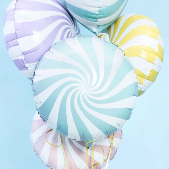 Ballon bonbon bleu - MODERN CONFETTI