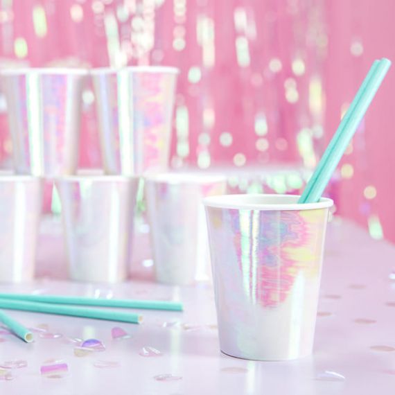 Gobelets carton irisés