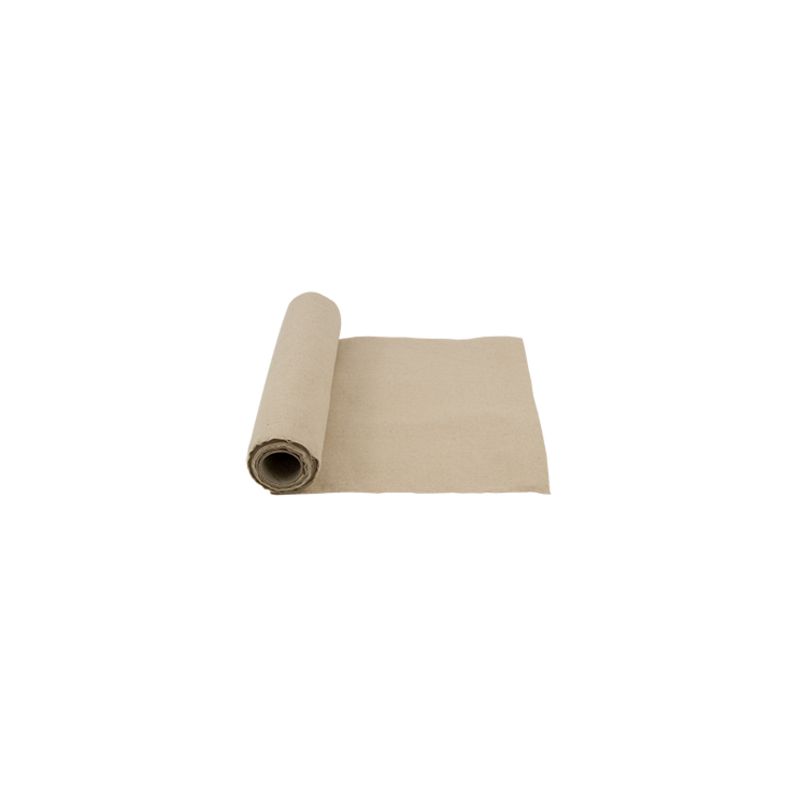 Nappe Papier Toile de Lin Bronze 5m