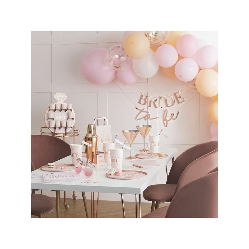 Guirlande de ballons - Rose et pêche - MODERN CONFETTI