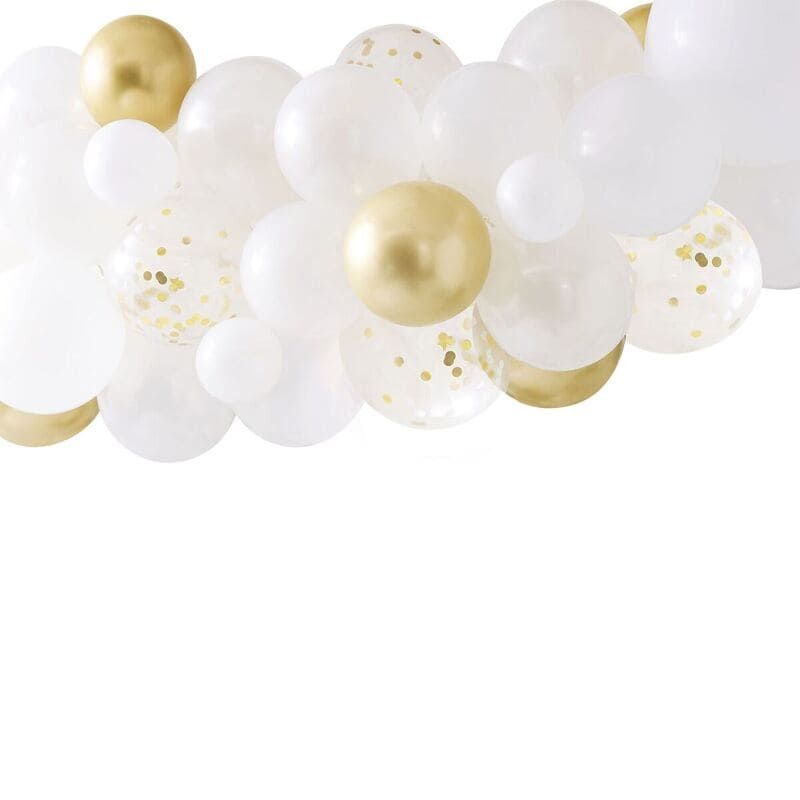 Arche de ballons en kit - Blanc - MODERN CONFETTI