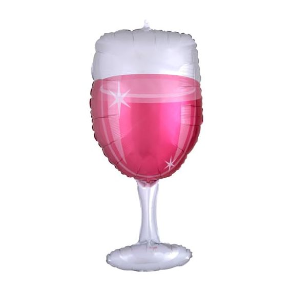 Ballon géant verre de rosé
