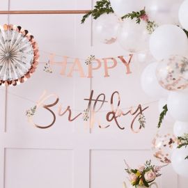 Fête vert et rose gold - MODERN CONFETTI