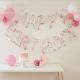 Ballons lettres Happy Birthday rose gold