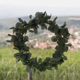 Couronne d'eucalyptus artificielle