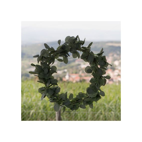 Couronne d'eucalyptus artificielle