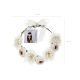 Couronne de fleurs blanche pour cheveux evjf