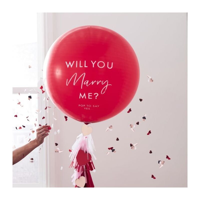 Kit Ballon confetti Demande en mariage - MODERN CONFETTI