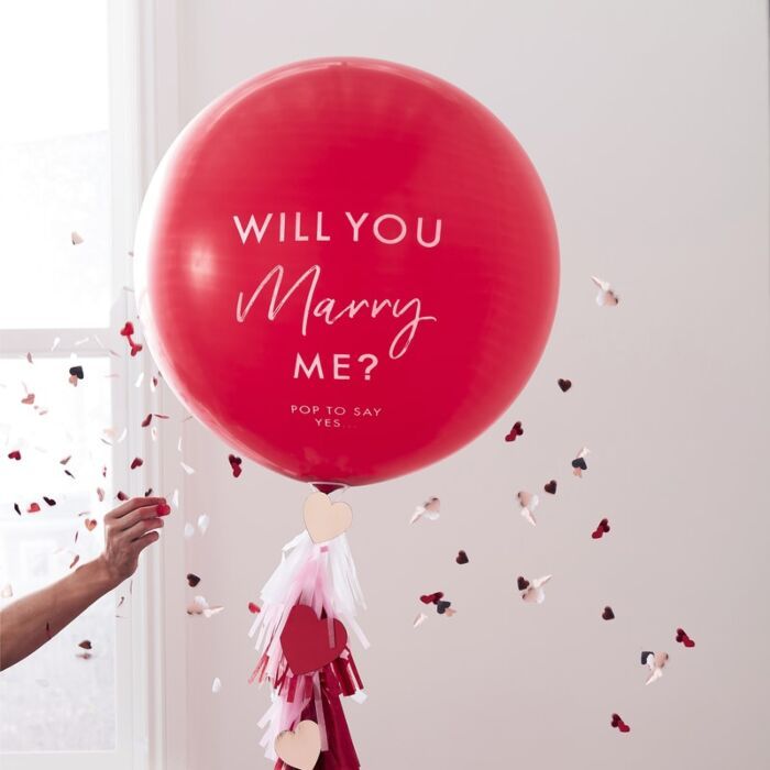 Ballon demande en mariage - Livraison cadeau Ballon Suprise