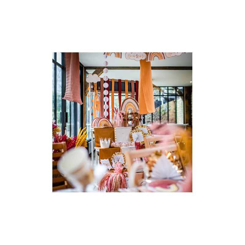 Assiettes Arc En Ciel Terracotta X8 Modern Confetti Assiettes Arc En Ciel Terracotta X8 Modern Confetti