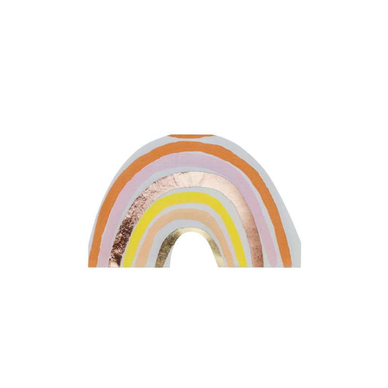 Serviettes Arc En Ciel Terracotta X16 Modern Confetti Serviettes Arc En Ciel Terracotta X16 Modern Confetti