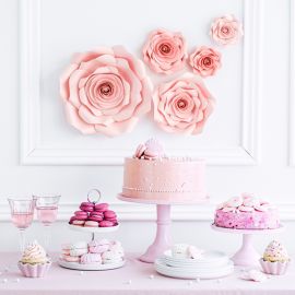 Bougie rose gold Joyeux Anniversaire pour gâteau REF/7979