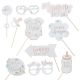 Kit accessoires Photobooth Baby Shower Floral