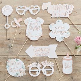 Accessoires Photobooth Baby Shower Floral