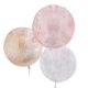 Ballons paillettes rose, or et argent