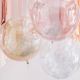 Ballons paillettes rose, or et argent