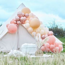 Mur de ballons - rose dégradé - MODERN CONFETTI