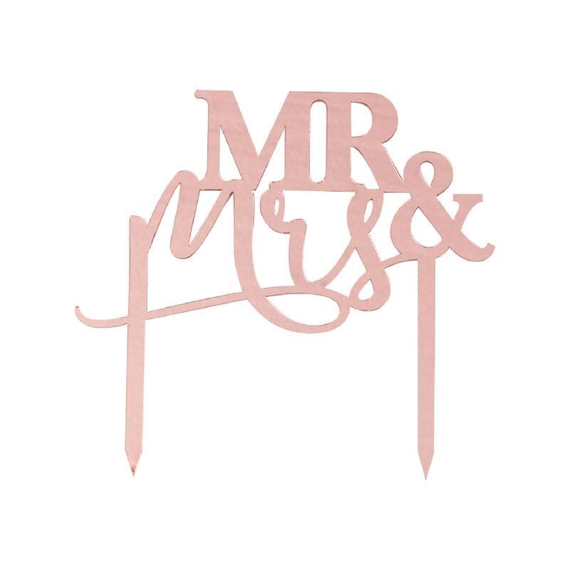 Guirlande Mariage en plexiglas Mrs et Mr - MODERN CONFETTI