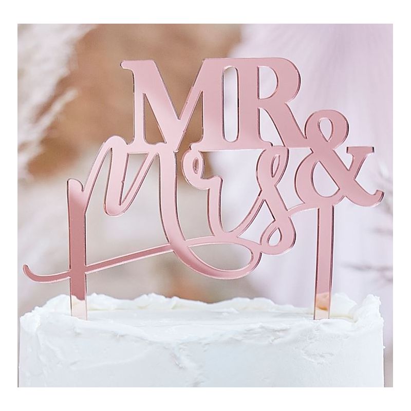 Guirlande Mariage en plexiglas Mrs et Mr - MODERN CONFETTI