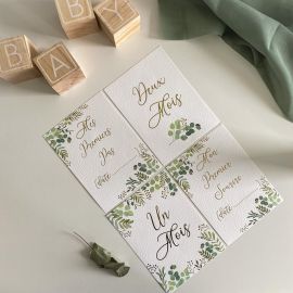 Boîte à souvenirs en bois bébé, mariage, EVJF - MODERN CONFETTI