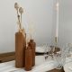 Chemin de table en mousseline coton - blanc