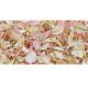 Confettis mariage fleurs push pop - rose clair