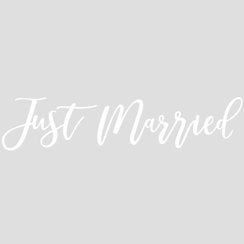 EQLEF Autocollant Just Married Voiture, Decal Voiture Sticker Mur Just  Married Deco Voiture Mariage Just Married Decoration Voiture Stickers  Retour Miroir Fenêtre Voiture pour Lune de Miel et Mariage : :  Auto et Moto