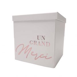 Urne blanche et rose gold