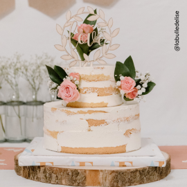 Cake topper Love en bois